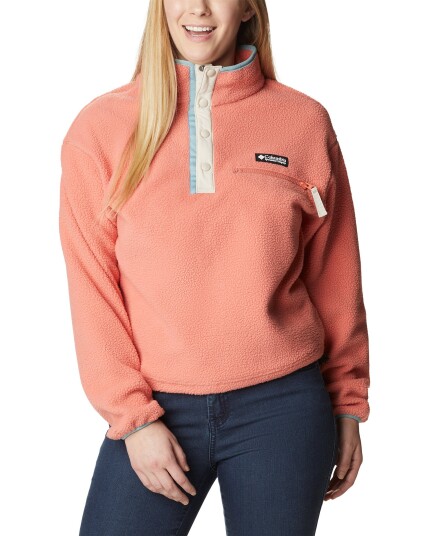 Columbia Helvetia™ Cropped Half Snap W Faded Peach (Storlek L)