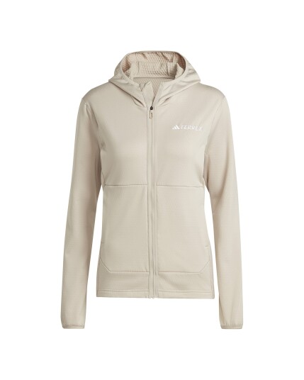 Adidas Xperior LT Fleece Hooded Jacket W Wonder Beige (Storlek M)