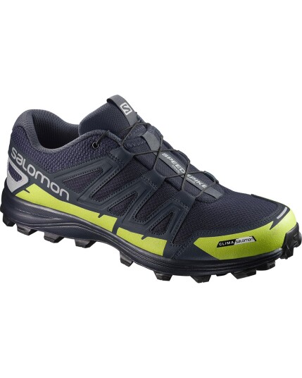 Salomon Speedspike CS Navy Blazer/Silver/Lime Punch (Storlek 7.5 UK)