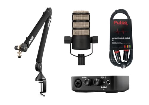 Rode Røde Podmic Gamers & Streamers Bundle Svart