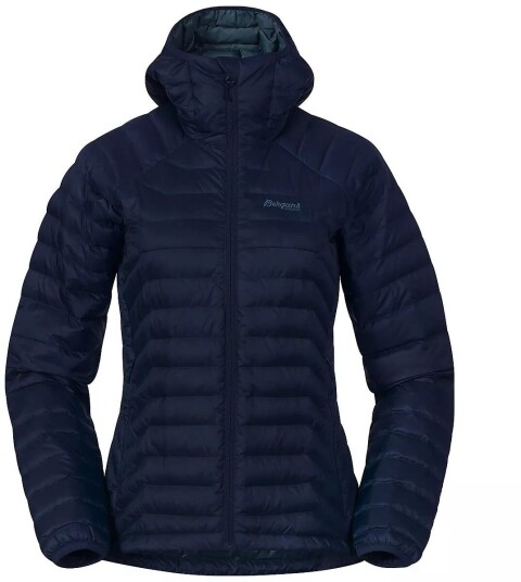 Bergans Of Norway Rabot Light Down Jacket W/hood Dame Navy Blue XL