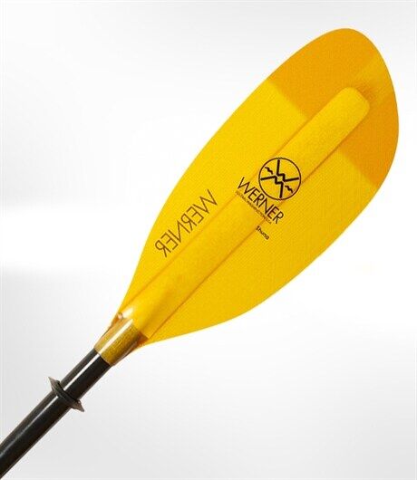 Werner Shuna Karbon/Glassfiber, Rett skaft Yellow 220