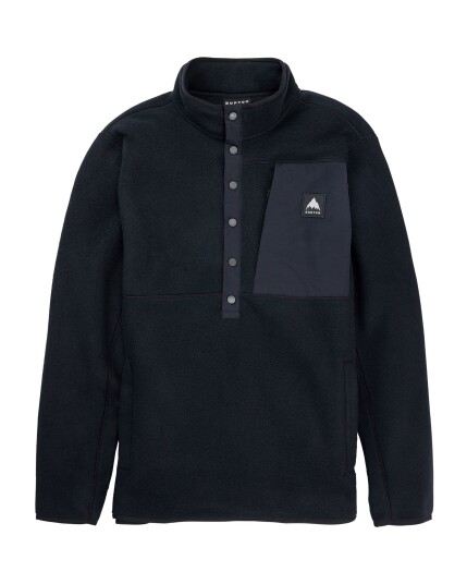 Burton Cinder Fleece Pullover M True Black (Storlek L)