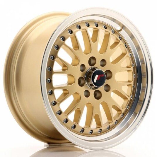 Japan Racing Jr10 Gold Machined Lip 7x15 4x100 ET30 B74.1