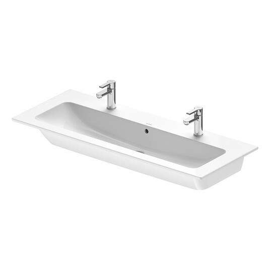 Duravit ME by Starck Møbelservant 1230x490 mm, 1 bl.hull, m/o.l, Hvit m/WG