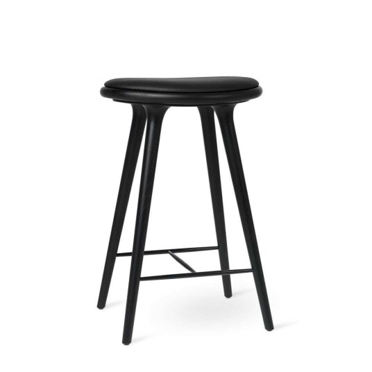 Mater - High Stool H69 Black Stained Oak