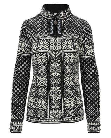 Dale Of Norway Peace Sweater W Black/Off-White (Storlek S)