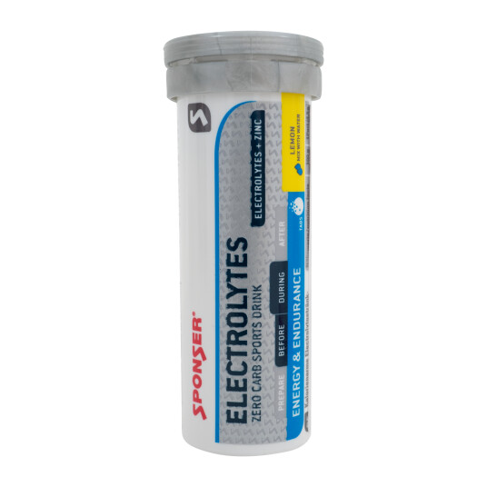 Sponser Electrolytes Lemon, sportsdrikk 45 g. Multi