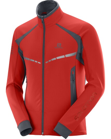 Salomon RS Warm Softshell Jacket M Goji Berry (Storlek XL)