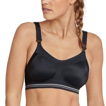 Schiesser Active Sport High Support Bra Svart A 70 Dame