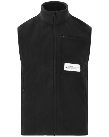 SOS Laax Fleece Vest M Black (Storlek M)