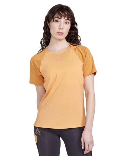 Craft Pro Trail S/S Tee W Peach/Desert (Storlek M)