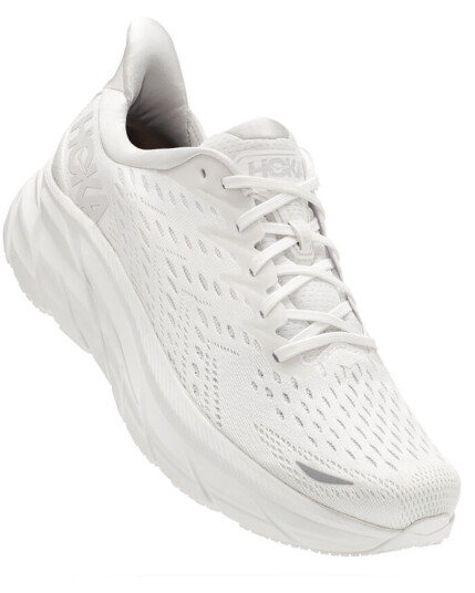 Hoka Clifton 8 White/White 6.5 US Dame