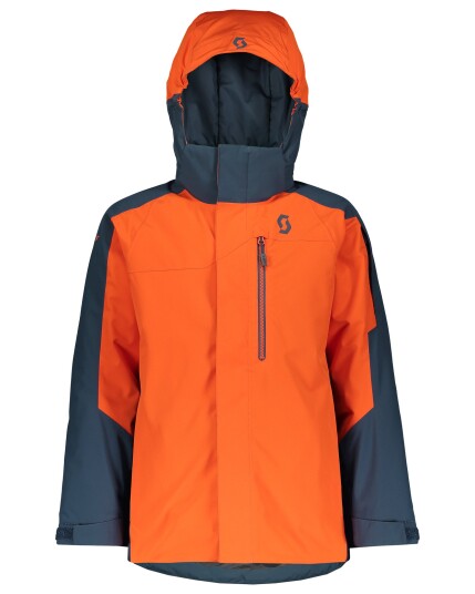 Scott Ultimate Dryo 10 Jacket JR Nightfall Blue/Tangeringe Orange (Storlek M)