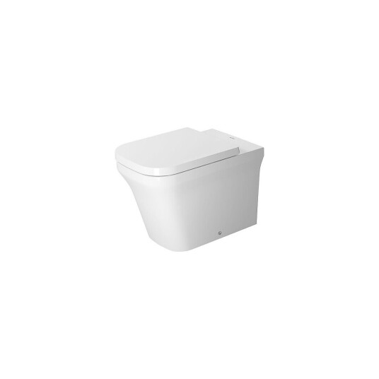 Duravit P3 Comforts Gulvstående toalett 380x600 mm, Rimless, Hvit m/HG