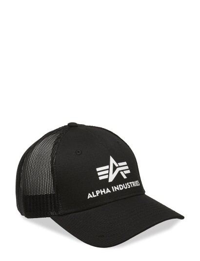 Alpha Industries Basic Trucker Cap Black Alpha Industries BLACK ONE SIZE