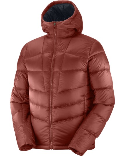 Salomon Transition Down Hoodie M Madder Brown (Storlek L)