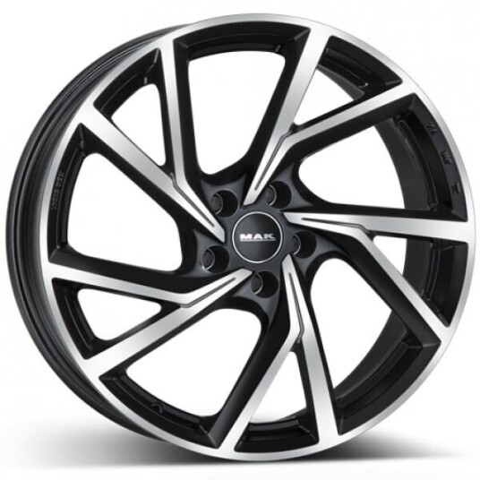 Mak Kassel Black Polished 7.5x18 5x112 ET51 B57.1