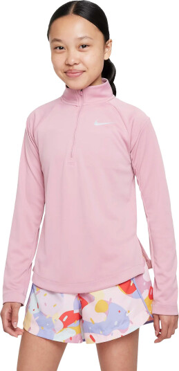 Nike Dri-Fit Running 1/2-Zip Junior Elemental Pink XL (13-15)