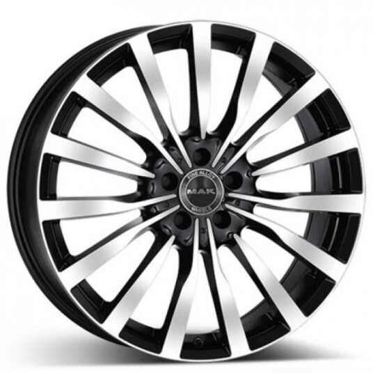 Mak Krone Black Polished 9.5x19 5x112 ET56 B66.6