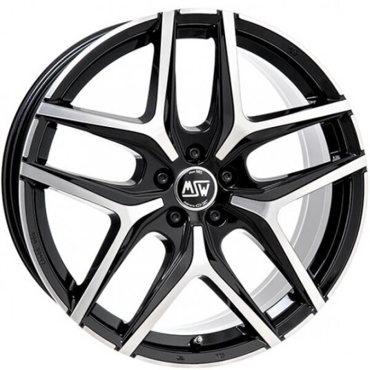 Msw 40 Black Polished 8x18 5x120 ET45 B65.1