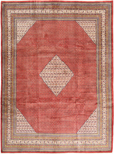 Håndknyttet. Opphav: Persia / Iran Orientalsk Sarough Mir Teppe Teppe 290X390 Rød/Beige Stort (Ull, Persia/Iran)