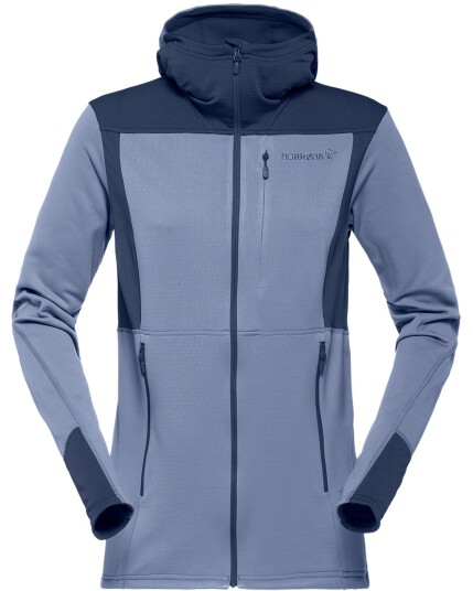 Norrøna Falketind Warm1 Stretch Zip Hoodie W Bedrock (Storlek L)