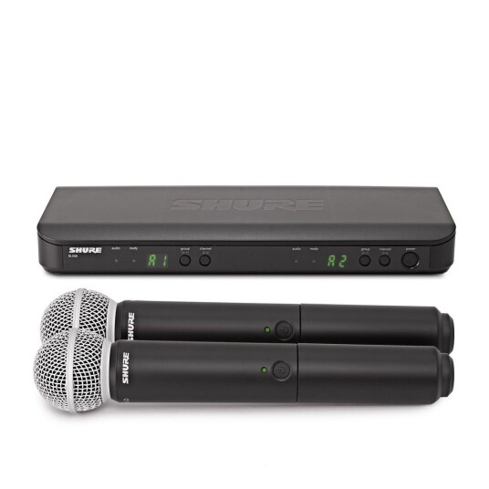 Shure BLX288/SM58-S8 Dual Handheld Wireless Microphone System