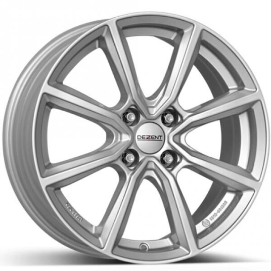 Dezent Tn Silver 6x16 4x100 ET38 B60.1