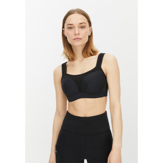 High Support Sportsbra, Black Svart 80D