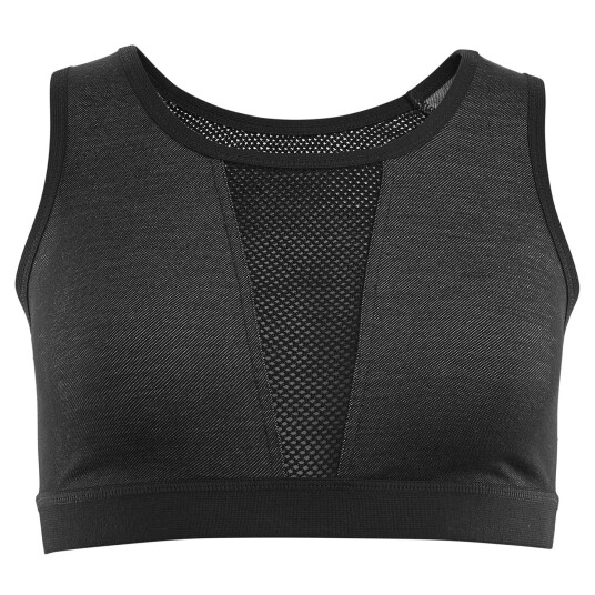 Aclima FlexWool Sports Top, Dame Jet Black XXL