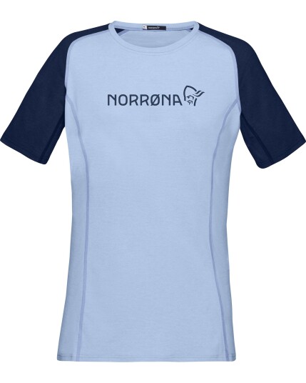 Norrøna Fjørå Equaliser Lightweight T-Shirt W Serenity/Indigo Night (Storlek XS)