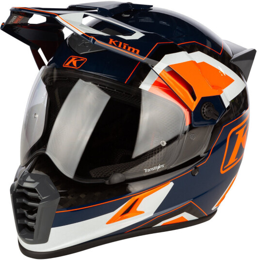 Klim Krios Pro Rally Carbon Motocross Hjelm M Oransje