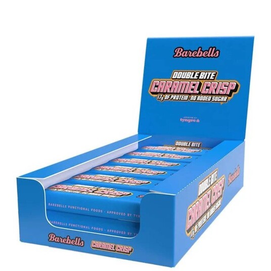 Barebells Double Bite - 12x55g - Smak: Caramel Crisp