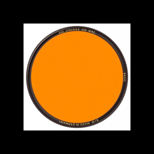 B+W Orange 52mm 550 MRC Basic Oransje filter for S/H fotografering