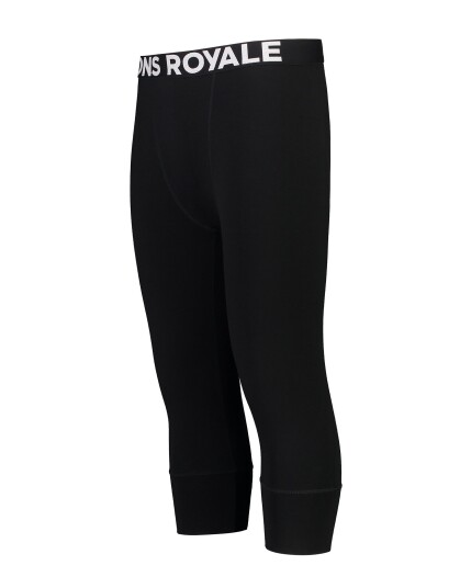 Mons Royale Cascade Merino Flex 200 3/4 Legging M Black (Storlek L)