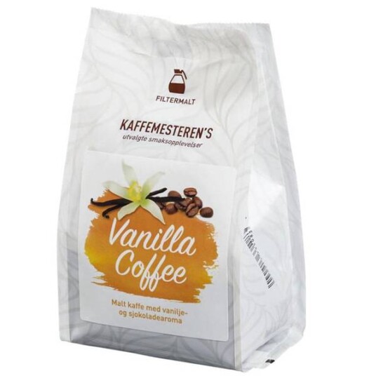 Joh. Johannson Kaffe Vanilla coffee finmalt 200g kaffemestern. 5 poser