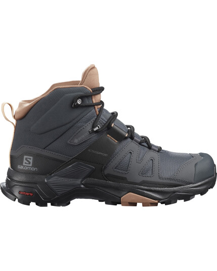 Salomon X Ultra 4 Mid GTX W Ebony/Mocha Mousse (Storlek 5 UK)