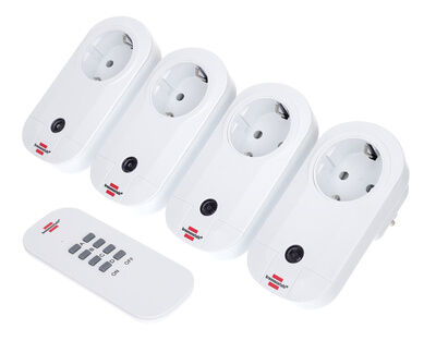 Brennenstuhl RC Switch Sockets Set of 4