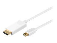 MicroConnect - Adapterkabel - Mini DisplayPort hann til HDMI hann - 5 m