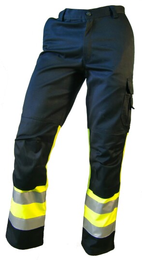 Bulldog 5735 Hi-Vis Trousers, Yellow/Black, 1 Piece, SBD-5735 58