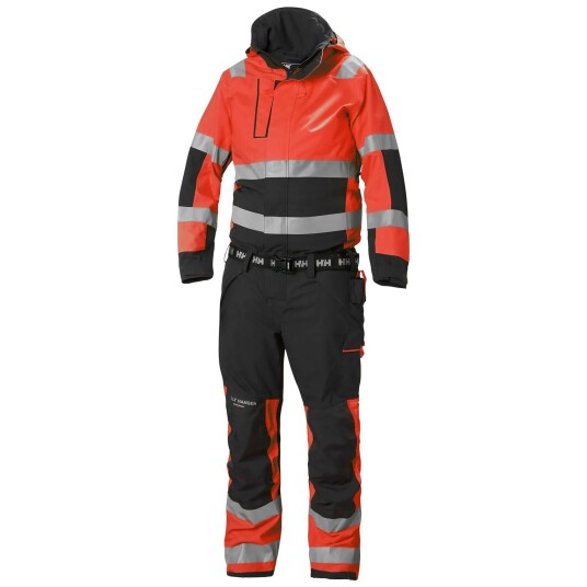 HH Workwear Workwear Helly Hansen Alna 2.0 Hi Vis Vanntett Skallkjeledress Rød C46