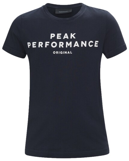 Peak Performance Logo S/S T-Shirt JR Salute Blue (Storlek 130)