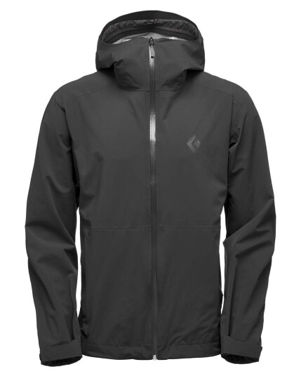 Black Diamond Stormline Stretch Rain Shell Jacket M Black (Storlek L)