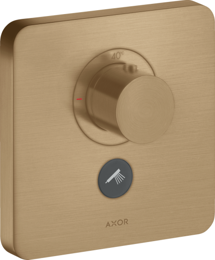 Axor ShowerSelect Termostat, m/1 utløp For innbygging, Børstet Bronse