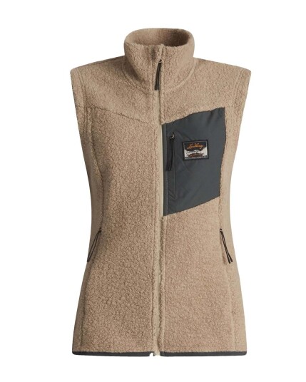 Lundhags Flok Wool Pile Vest W Sand (Storlek XS)