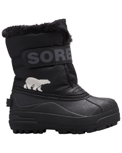 Sorel Childrens Snow Commander Black/Charcoal (Storlek 28)