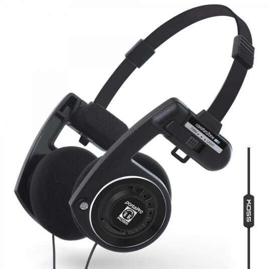 Koss Hodetelefoner PortaPro 3.0 On-Ear Mic Remote Dark Master