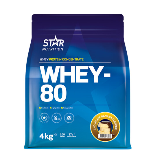 Whey-80 Myseprotein 4 kg