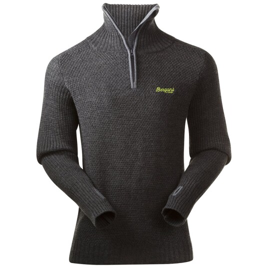 Bergans Ulriken Jumper M Dark Grey Melange (Storlek XXL)